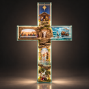 História de Jesus em 6 Cenas — Uma Obra-Prima em Forma de Cruz  60x45