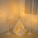 Árvore de Bétula LED Brilhante - Toque Mágico para sua Decoração e Eventos