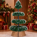 Árvore de Natal 3 Andares 1,90m – Modelo Exclusivo com Saia de BRINDE